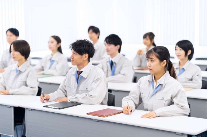 入社時教育（リサイクルエンジニア）